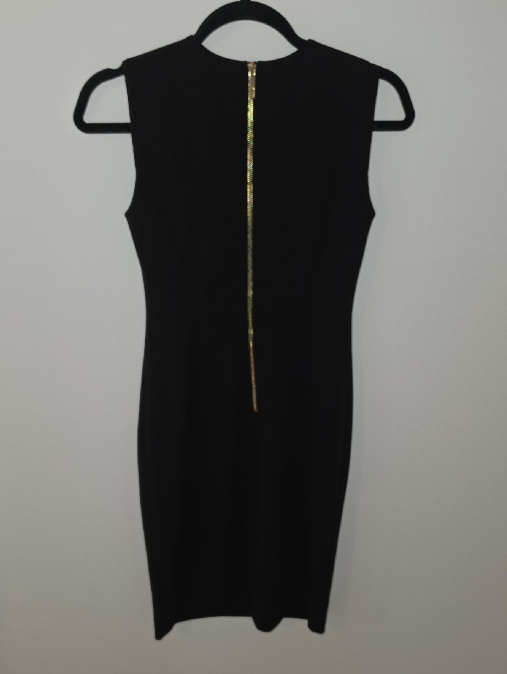 Calvin Klein Black Sleeveless Midi Sheath Dress - Picture 2 of 3